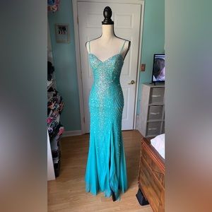 Blue prom dress size 2
